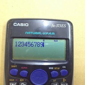 ★ CASIO fx-373ES natural-v.p.a.m. などと記載された 電卓 １円スタート カシオ 関数電卓 計算機 calculatorの画像3