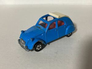 2CV シトロエン Citroen 傷多数 腐食汚れ有 1/57スケール 日本製トミカ No.F39 青箱無し 同梱は同日終了分、木曜迄お支払い厳守