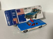 コロネット DODGE ダッジ ポリスカー policeシール小欠け 青箱フタ折れ.箱擦れ汚れ有 1/74日本製トミカ 同梱同日終了分.木曜迄支払い厳守_画像1