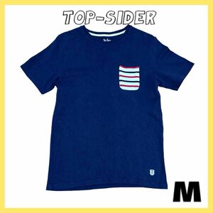 【即日発送】TOP-SIDER トップサイダー　Tシャツ　ポケット　ボーダー