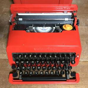 Olivetti オリベッティ Valentine バレンタイン タイプライター 現状品!! の画像1