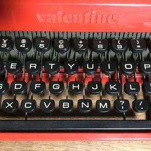 Olivetti オリベッティ Valentine バレンタイン タイプライター 現状品!! の画像2