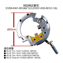 セルモーター ブラシ ホルダーセット フュージョン FUSION MF02 フォルツァ FORZA MF06 MF08 ホンダ_画像2