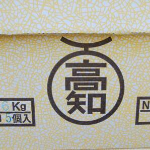 １円～スタート【高知県産】 夜須温室メロン ムジ5玉  約9.6㎏ ～贈答用～の画像4