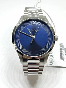 カルバンクライン　新品未使用　稼働品　腕時計 クォーツ 時計 メンズ　ブルー