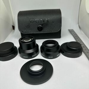 SONY レンズ conversion lens 古いカメラ　昭和レトロ　アンティーク