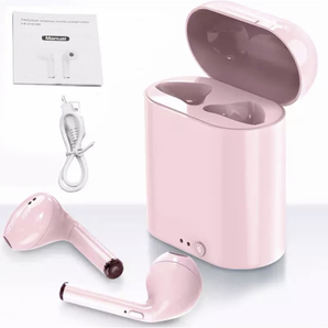 iミニイヤホン　ピンク　Bluetoothイヤホン　ワイヤレスイヤフォン　インナーイヤー型　可愛い　軽い　持ち運び楽☆