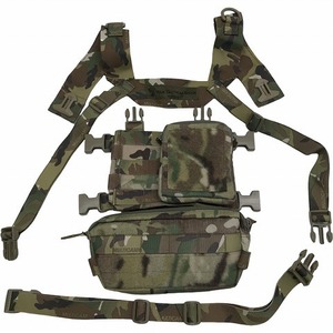 **VOLK TACTICAL GEAR / CORE MOLLE mini chest lig multi cam set pouch strap M16 insert etc. **