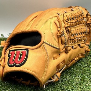 【040210】WILSON ウィルソン 限定 MLBシリーズ バッターマンロゴ刻印 一般用 軟式 内野手用 グローブ RSG-52L 即戦力【40327G18】の画像1