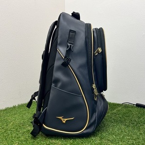 【040908】MizunoPro ミズノプロ 野球 リュックサック バックパック ネイビー 約40L 1FJD3000【40408S01】 の画像5