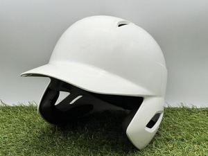 [042314]ZETT Z boy for softball type both ear attaching strike person for helmet JM size BHL770 white [40421S08]