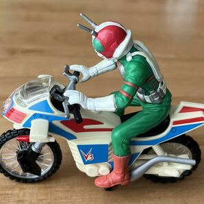 ◇仮面ライダー V3 ハリケーン号 ザ・ライダーマシン 中古 フィギュア バンダイ 1999 食玩 ミニカー バイクの画像3