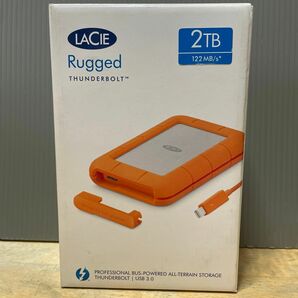 新品未開封 LaCie Rugged Thunderbolt USB3.0 2TB ポータブルHDD