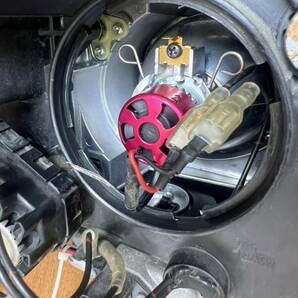デリカD5 インナーブラックヘッドライト ハセプロ リバイバルシート貼り インナーマットブラック カスタムヘッドライト USDMの画像7