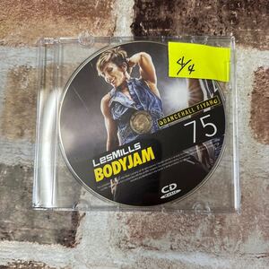 75★レスミルズ★Lesmills★DVD無し　★CDだけ　★英語コレオノート無し　★中古品★BodyJam75★ボディジャム★再生確認済