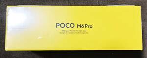 【未開封品】POCO M6 PRO 8GB/256 パープル グローバル版(ガラスフィルム付)