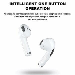 送料無料 新品 AirPods Pro型[Pro4] ワイヤレスイヤホン 2024最新型 高品質 TWS 充電ケース付 Bluetooth5.0 Hi-Fi iPhone 11 12 13 15 proの画像3