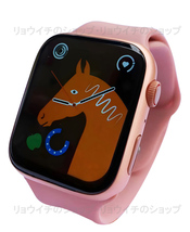 送料無料 Apple Watch 代替品 2.0インチ 大画面 スマートウォッチ 音楽 多機能 Watch8 健康 スポーツ 防水 血中酸素 血圧 iphone ピンク_画像5