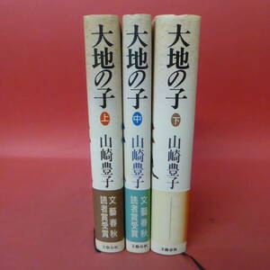 YN7-240425☆大地の子　上中下巻　　山崎豊子