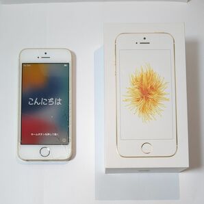 【箱付き】SoftBank iPhone SE（第1世代）16GB ゴールド【ジャンク品】