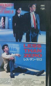 H00016493/VHSビデオ/アンドリュー・マッカーシー / ロバート・ダウニー・Jr.「レス・ザン・ゼロ Less Than Zero 1987 (CFX-1649)」