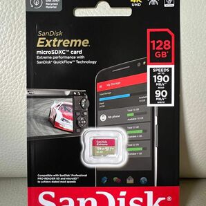 SanDisk Extreme MicroSDXCカード 128GB UHS-I　SDSQXAA-128G-GN6MN