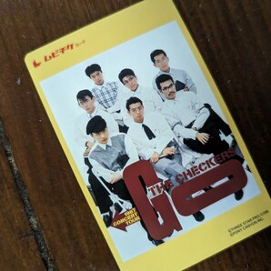 映画◆THE CHECKERS チェッカーズ「GO」 1987 CONCERT TOUR 使用済チケット半券と記念ステッカーとコースターの画像2