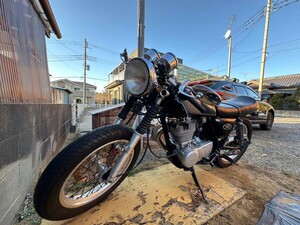 YAMAHA ヤマハ SR 500 400 改 構造変更 カフェ カスタム ベース 茨城 発 ディスク ブレーキ 予備 パーツ FCR 1JR シーズン到来