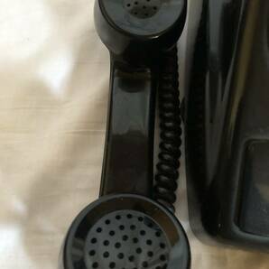 アンティーク黒電話 スピーカー付きの画像4