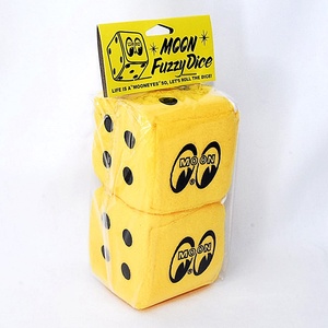  free shipping regular goods moon I zMOONfaji- dice yellow MG878-YE moon faji- dice rhinoceros koro accessory room mirror yellow 