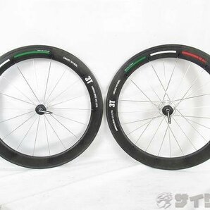 【1円スタート】▼3T（スリーティー）▼カーボンホイールセット MERCURIO 60 LTD DEMO WHEEL 700c/チューブラー▼川の画像1