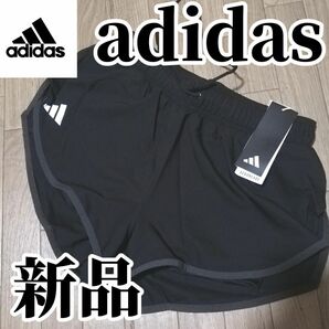 【大人気残りわずか】新品　アディダス　レディース　ショートパンツ　Mサイズ　黒　ブラック　インナー付き　　adidas