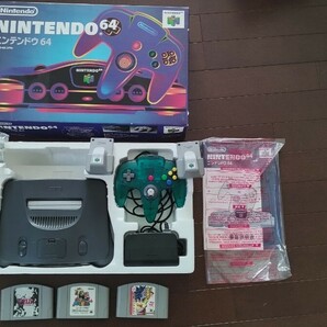 NINTENDO64本体 ロクヨン 完動品 付属品多数 マリオ64 ゼルダ がんばれゴエモンの画像2