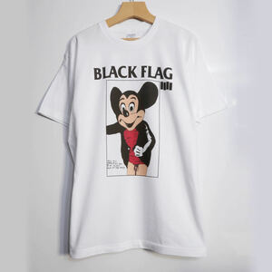 M BLACK FLAG ブラック・フラッグTシャツ 野村訓市 ミッキーマウス