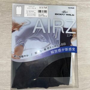 AIRZ ボディワイルド　Ｖネックスリーブレス　メンズインナー　Mサイズ