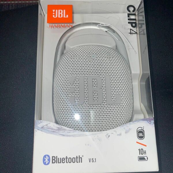 JBL スピーカー　 CLIP4 ホワイト Bluetooth 防水