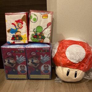 マリオ　ぬいぐるみとフィギュアと雑貨セット