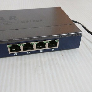 A4い NETGEAR GS 108P スイッチングハブ ネットギア 電源ケーブルなしの画像3