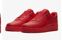 送料無料 未使用品 ナイキ エアフォース1 ロー ‘07 LV81 トリプルレッド27cm NIKE AIR FORCE1 TRIPLE RED US9 バッシュ NBA _画像3