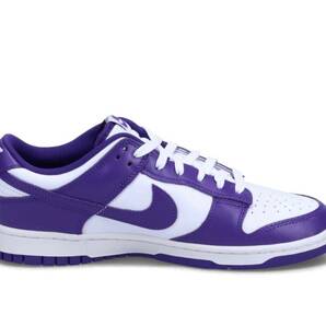 送料無料 未使用 ナイキ ダンク ロー チャンピオンシップ コート パープル 27cm NIKE Dank Low Retro Champion Ship Court Purple US9 白紫の画像2