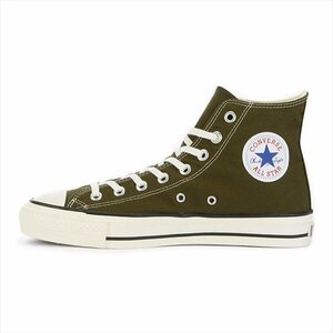 【新品】converse ALL STAR J HI CANVAS / コンバース オールスター J ハイ キャンバス / Khaki / 24.0cm【セール】箱付 日本製