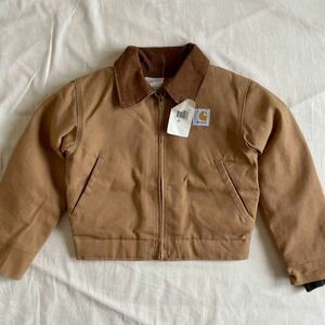 デッドストック! 90s Carhartt デトロイトジャケット USA製 ボーイズ ビンテージ カーハート キッズ 未使用品