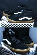 SALE！ 送料無料！【新品】US9.5 27.5cm VANS バンズ SKATE SK8-HI スケート スケート ハイ ブラック/ガム スケハイ_画像6