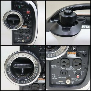 【1円】 インバーター発電機 ヤンマー G1600iS2 防音 ポータブル 100V 50/60Hz レジャー YANMAR 建設機械 整備済 福岡 売切り 中古 466の画像3