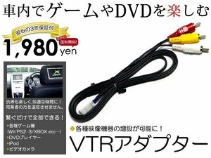 メール便送料無料 外部入力 VTRアダプター 日産 ティアナ J31 純正ナビ用 VTR入力 接続ハーネス カーナビ カーモニター