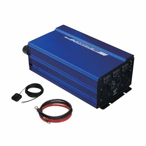 【送料無料】 大自工業 メルテック 正弦波インバーター DC12V1000W MPS-1000 バッテリー 直接接続 ACコンセント3口 USBポート 使える 家電