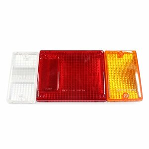 [ mail service free shipping ] thousand fee rice field CGC tale lense Hino Dutro 3 segmented tail lamp ( brake lens . winker lens. set ) for 