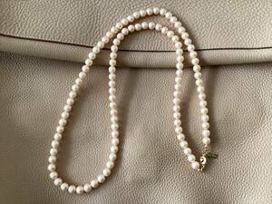 * unused * Kaneko Isao with Rav long pearl necklace 