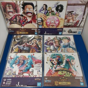 新品状態/未開封/大量セット まとめて一番くじ ONE PIECE/ワンピース ビジュアルボード/色紙/マスコット/ステッカー/クリアファイル/タオルの画像7