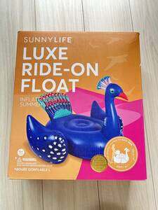 新品　Luxe Ride-on Float ライド　大型　孔雀　フロート　浮き輪　水遊び